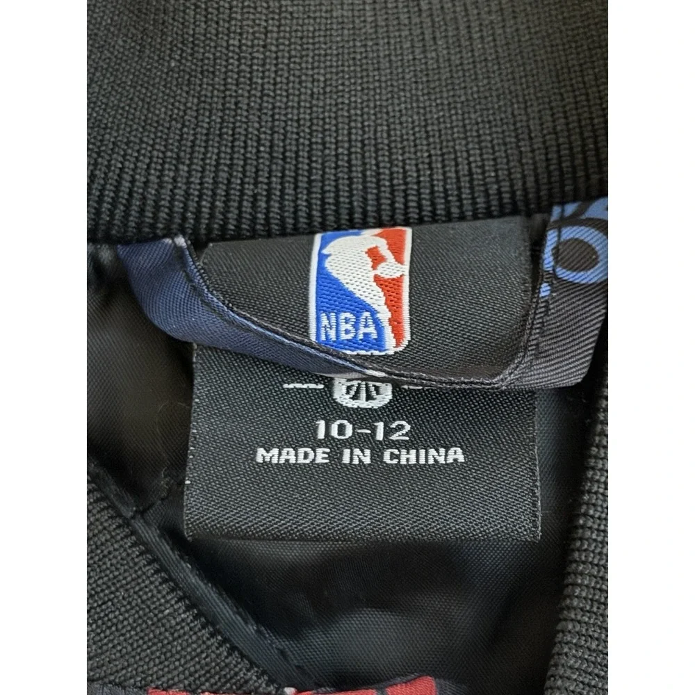 🔥🔥NBA Collage Patch Jacket Coat Size Youth‎ 10/12 🔥🔥
